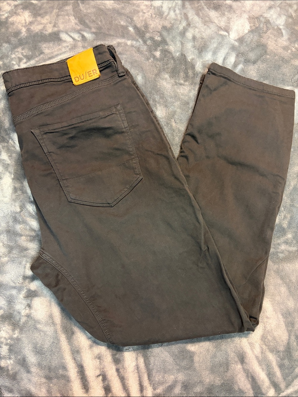 Men’s 38x32 Black Duer straight fit pants